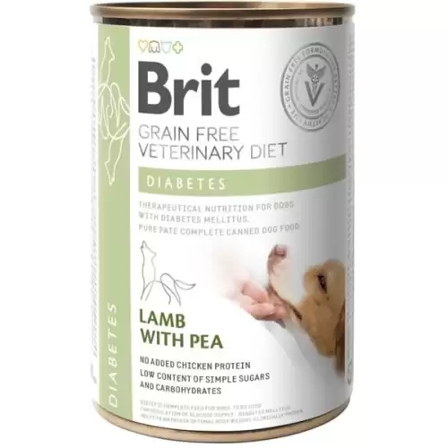  Brit Veterinary Diets Dog konz. Diabetes 400g
