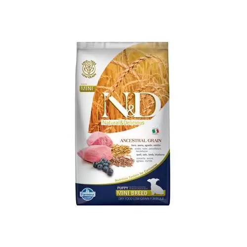 N&D LG DOG Puppy Mini Lamb & Blueberry 7kg