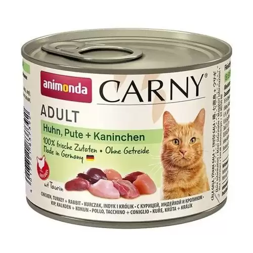 ANIMONDA konzerva CARNY Adult - kuře, krůta+králík 200g