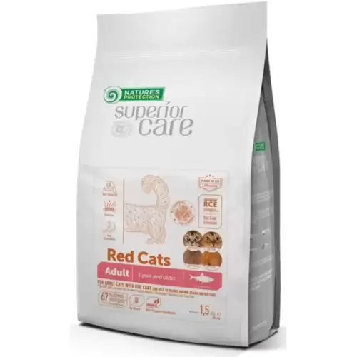  Nature's Protection Cat Dry Superior Care Red Adult GF Herring 1,5 kg