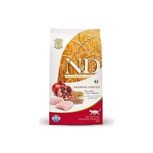 N&D LG CAT Adult Chicken & Pomegranate 300g