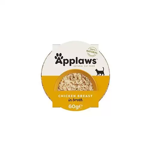 Applaws Cat miska Adult Broth kuřecí prsa 60g