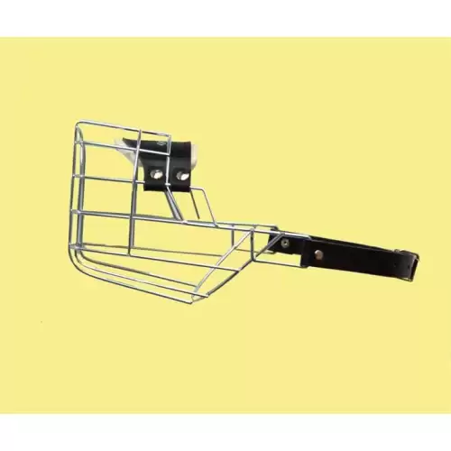  Náhubek kovový Dalmatin,Hasky,Ohař - fena, chrom 100 x 120 x 100 mm