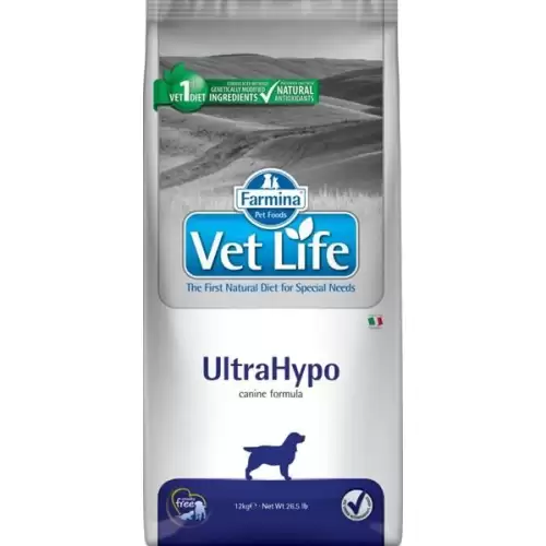  Vet Life Natural Canine Ultrahypo 12 kg