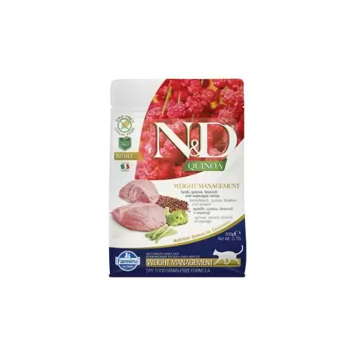 N&D Quinoa CAT Weight Management Lamb & Broccoli 300g