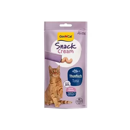 GimCat Snack Cream tuňák 6x15g