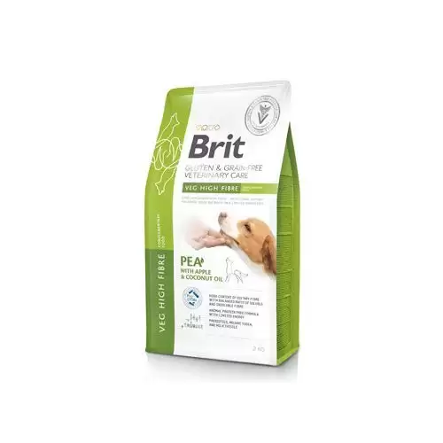 Brit VD Dog GF Veg High Fibre 2kg