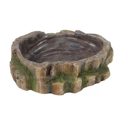 Miska na vodu a krmení pro plazy 18 x 4,5 x 17 cm