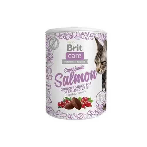 Brit Care Cat Snack Superfruits Salmon 100g
