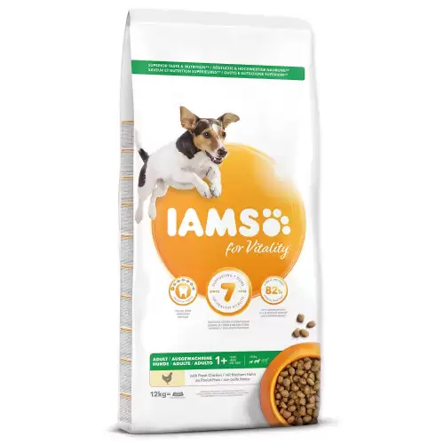 Krmivo IAMS Dog Adult Small & Medium Chicken 12kg 
