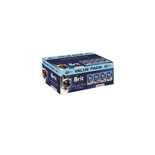 Brit Premium Cat by Nature Value Pack Sterilized 48ks