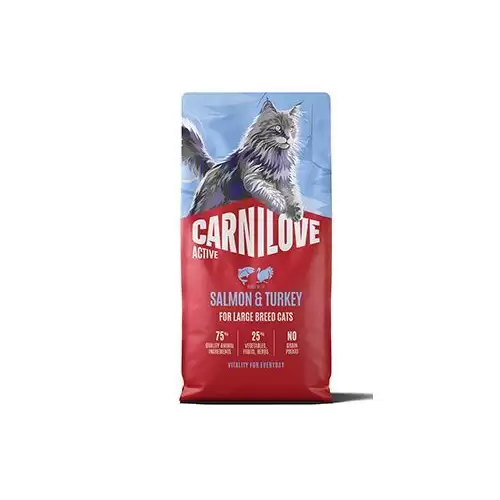 Carnilove Cat Active Dry Salmon&Turkey Adult LB 6kg