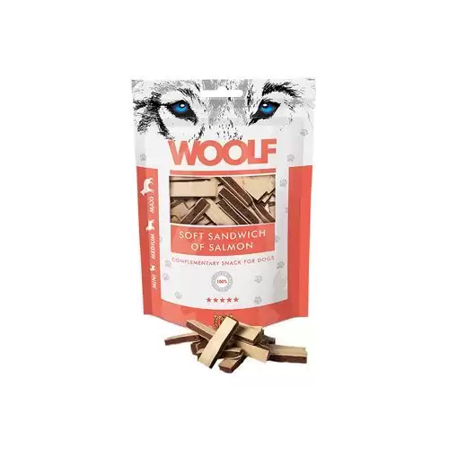 WOOLF Classic poch. Soft Sandwich of Salmon 100g