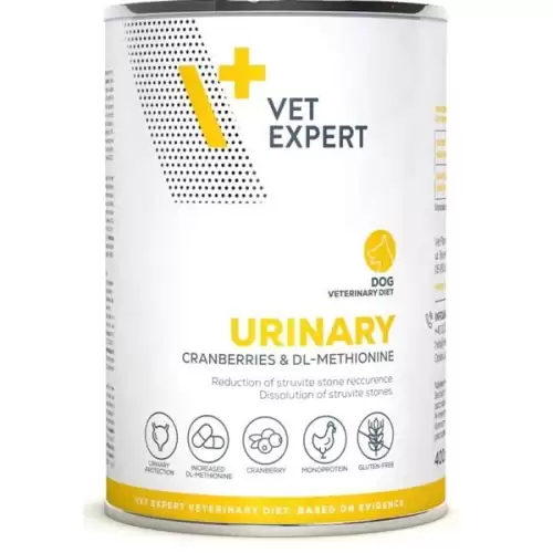  VetExpert VD 4T Urinary Dog konzerva 400g
