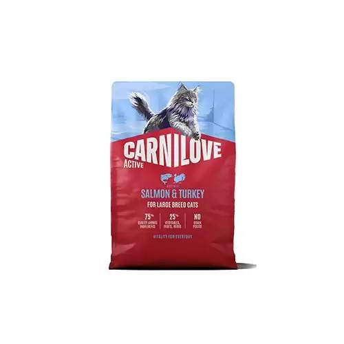 Carnilove Cat Active Dry Salmon&Turkey Adult LB 2kg