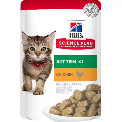  Hill's Science Plan Feline Kitten Chicken kapsička 12 x 85 g