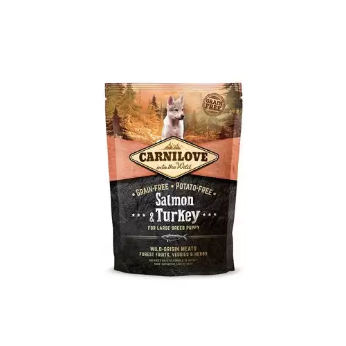 Carnilove Dog Salmon & Turkey for LB Puppies 1,5kg