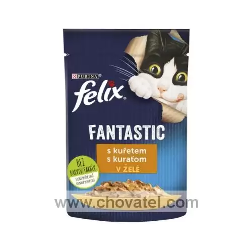 Felix Fantastic kapsička s kuřecím masem v želé 85g