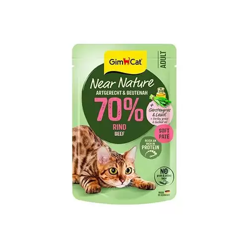 GimCat Near Nature kapsa hovězí 85g