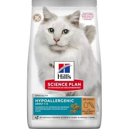  Hill's Science Plan Feline Adult Hypoallergenic Insect & Egg 1,5 kg