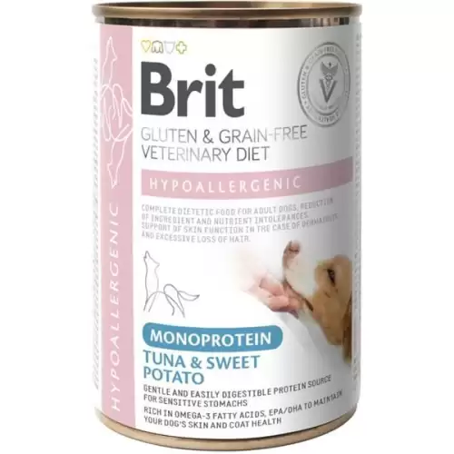 Brit Veterinary Diet konz. Hypoallergenic Monoprotein Tuna 400g
