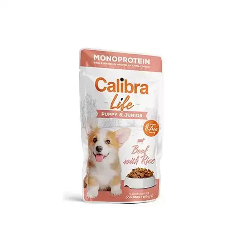 Calibra Dog Life kapsa Puppy&Junior Beef 150g