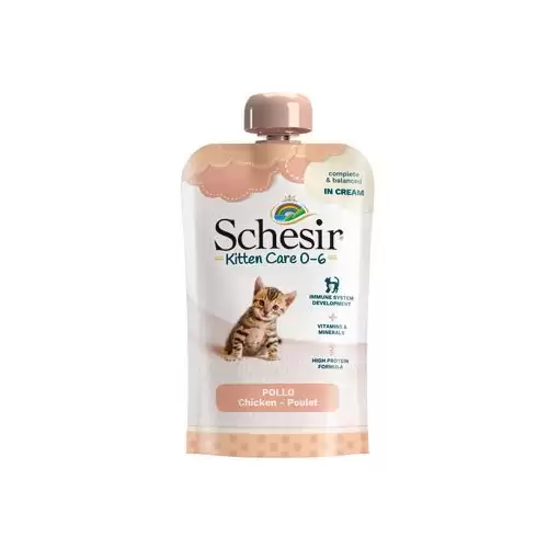 Schesir Cat kapsa Kitten kuře v krému 150g