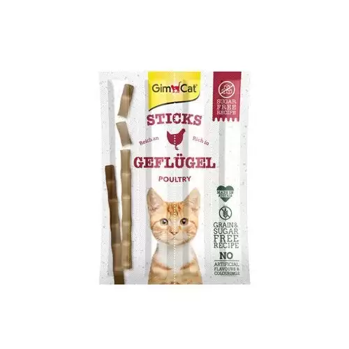 GimCat Sticks drůbež&játra 4ks