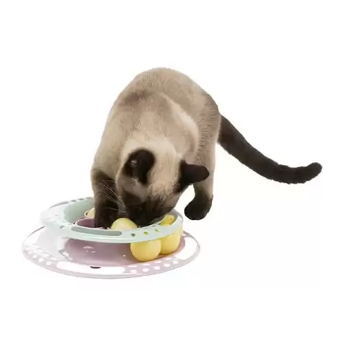 JUNIOR hračka kruh s míčky pro koťata 24 cm