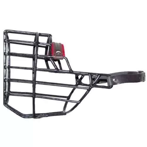  Náhubek kovový Něm.ovčák,Malamut - stř., gumoplast 120 x 150 x 125 mm