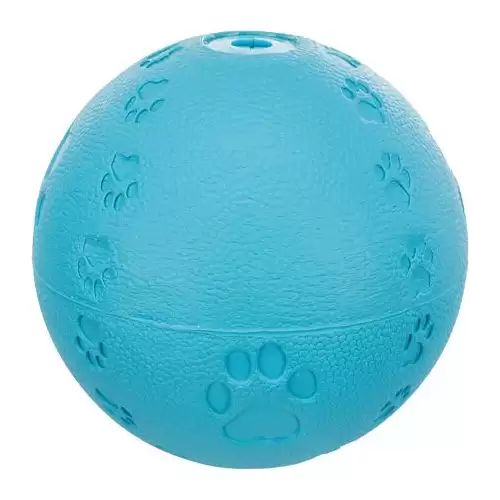 Míč s packami a zvukem ø 9 cm, barva petrolejová