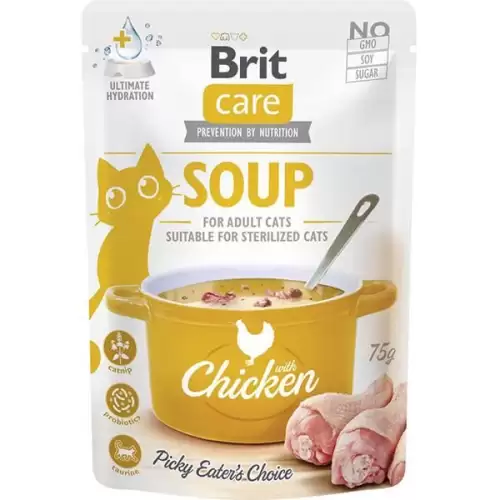  Brit Care Cat Soup with Chicken, 75 g 