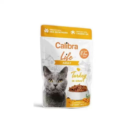 Calibra Cat Life kapsa Adult Turkey in gravy 85g