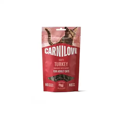 Carnilove Cat SOFT Snack Turkey+Catnip 50g