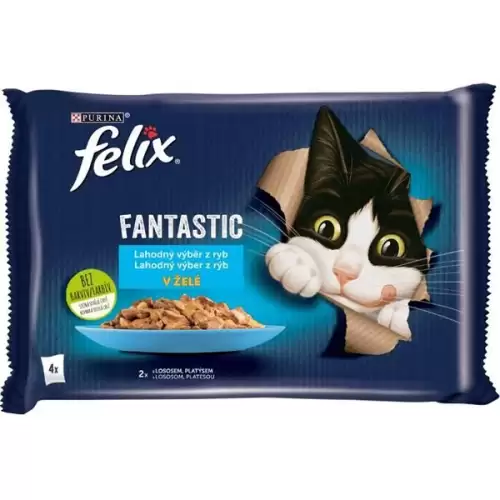  Felix cat kaps.-Fant.Multipack mořské hody v želé 4 x 85 g