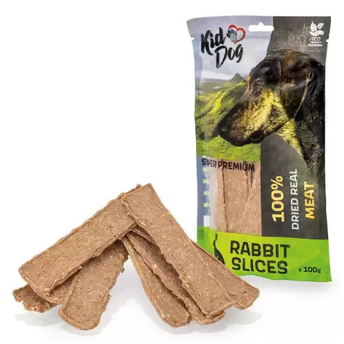 KIDDOG SUPER PREMIUM 100% králík - maso bez aditiv 100 g 