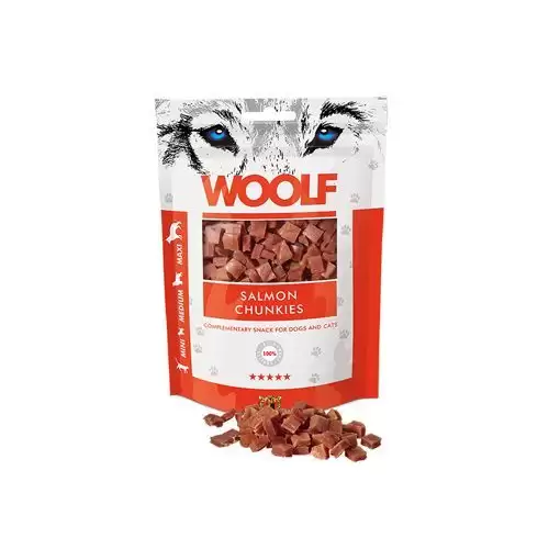 WOOLF Classic poch. Salmon Chunkies 100g