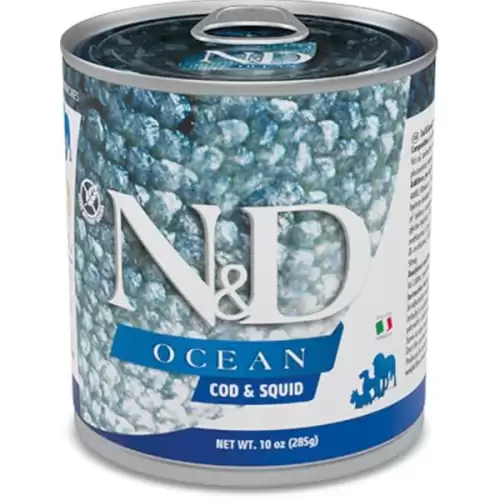  N&D OCEAN Dog konz. Cod & Squid 285 g