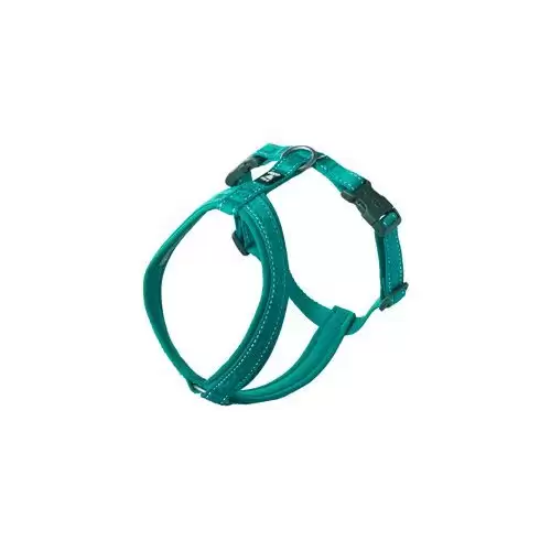 Postroj Y Hurtta Casual ECO paví zeleň 30-35cm