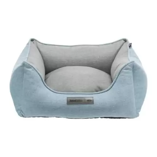 Obdélníkový pelech LONA, světlemodrá/šedá 60 x 50 cm