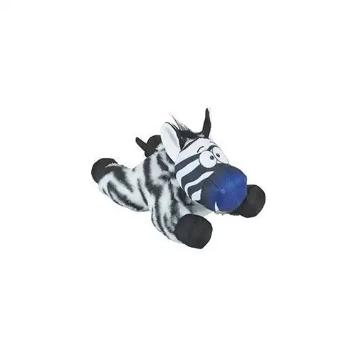 Hračka pes FRIENDS Zebra Caleb M plyš černobílá Zolux