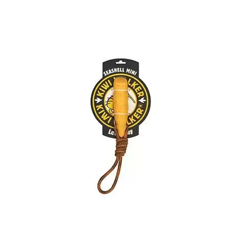 Hračka pes SEASHELL MINI, plov z TPR oranžová Kiwi