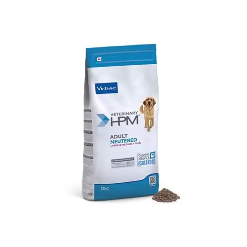 VET HPM Adult Dog Neutered Large&Medium 12kg NEW