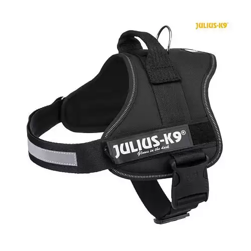 Julius-K9 silový postroj 0/M-L 58-76 cm,  - černý 