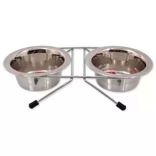 Stojánek Magic Cat nerez souprava 11cm 2x0,24l