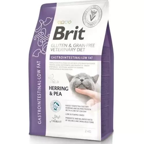  Brit Veterinary Diets Cat Gastrointestinal-Low fat 2 kg