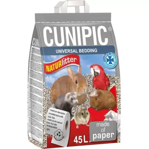  Podestýlka pro hlodavce Naturlitter paper Cunipic 45l / 12,5kg