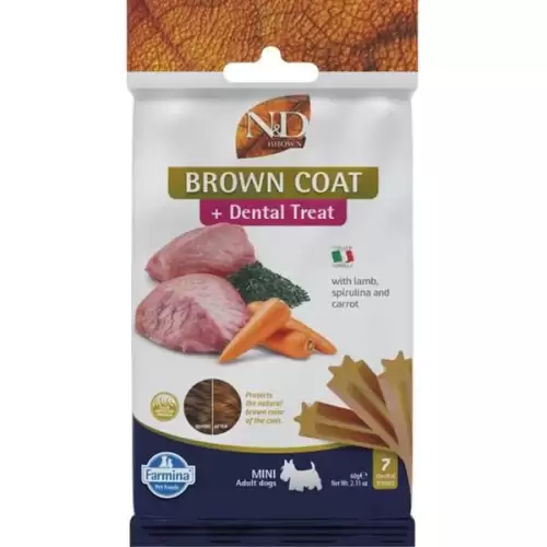  N&D BROWN Dog Dental Snack Lamb Mini 60 g