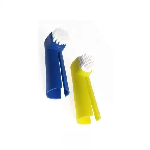 Kartáček zubní na prst pes KAR 2ks