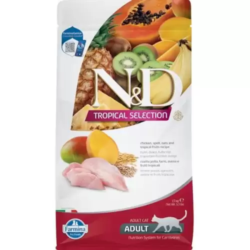  N&D TROPICAL SELECTION Cat LG Chicken Adult 1,5 kg